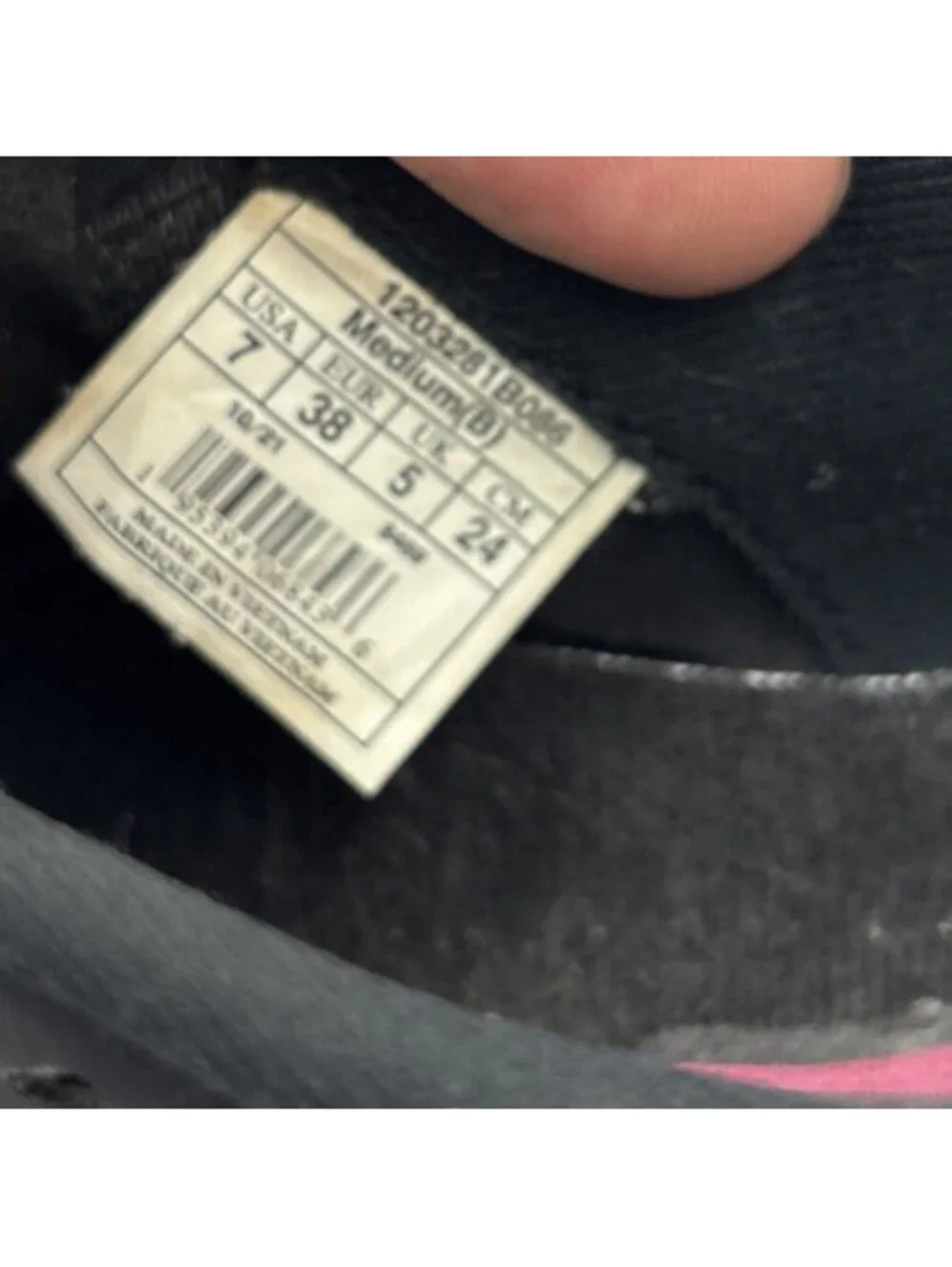 Brooks Hyperion Tempo Running Shoes Women's Size 7 Black Pink Trainers